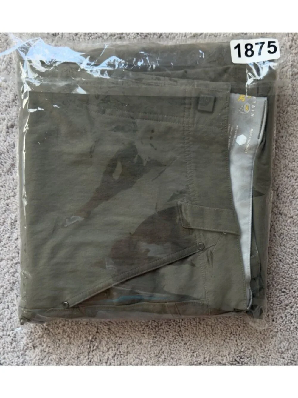 Mountain Hardwear Pants Mens Size 36 Long Nylon Blend Cargo Hiking Outdoors